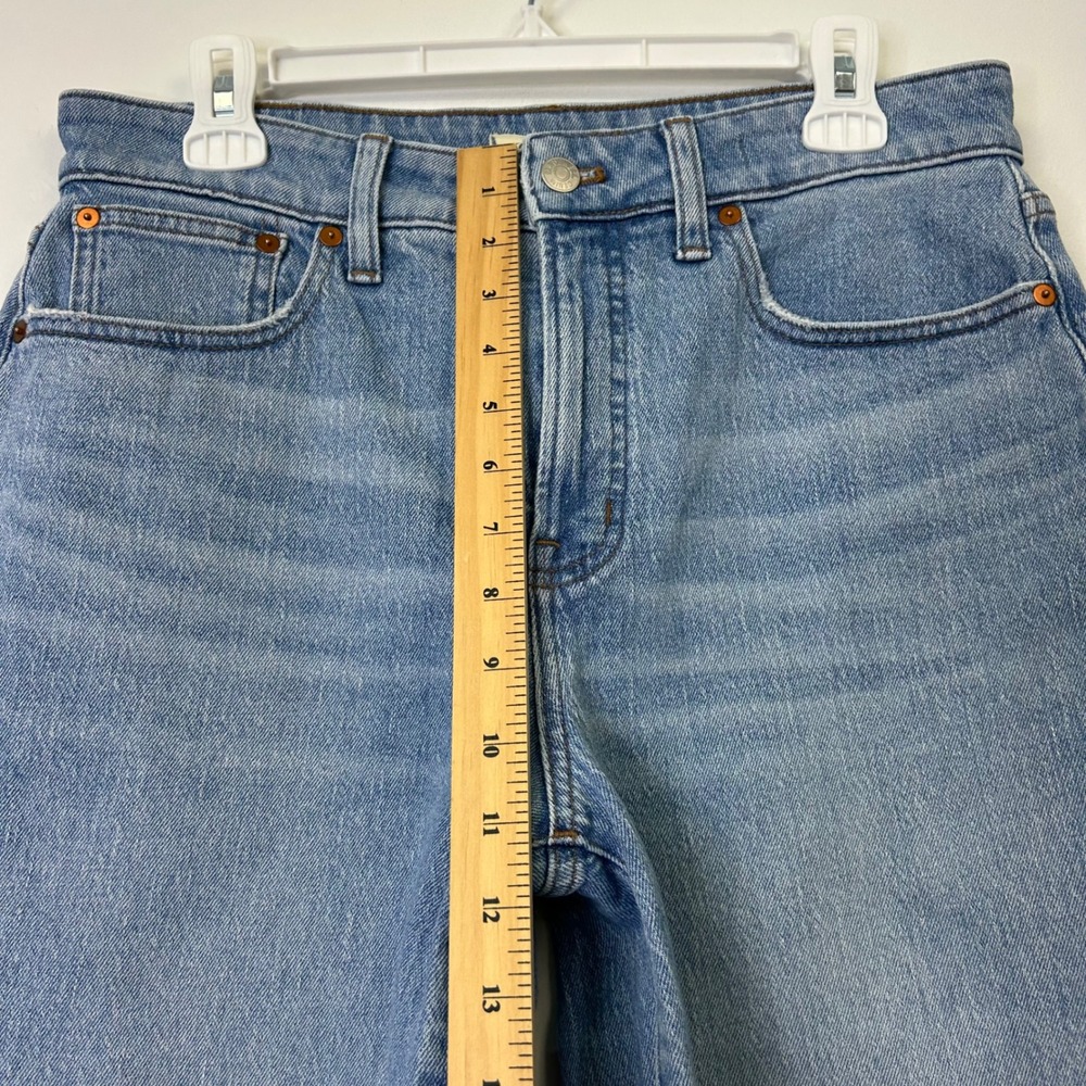 Madewell Curvy Perfect Vintage Wide Leg Crop Jeans Women's 29 - Picture 6 of 12